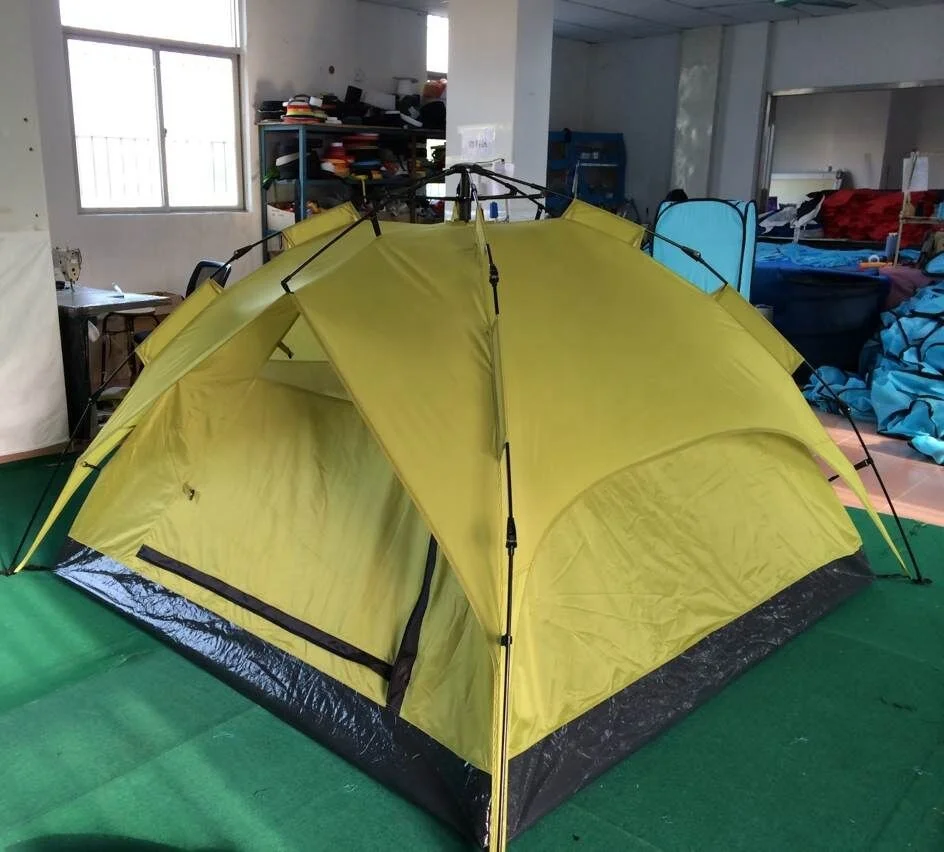 3-4 Men Easy Up Automatic Open Folding Outdoor Tents One Touch instant Camping Tent with Umbrella Frame for family outdoor kamp