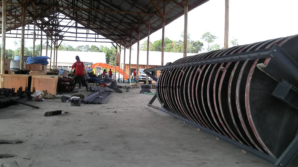 Горный спиральный желоб для хромита олова марганцевого колтана танталита железа ильменита