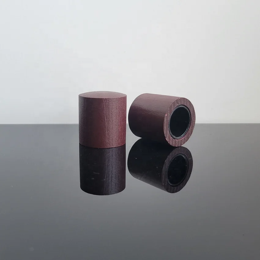 Factory Direct 50ml Square Perfume Glass Bottle with Ball shape Wooden Cap