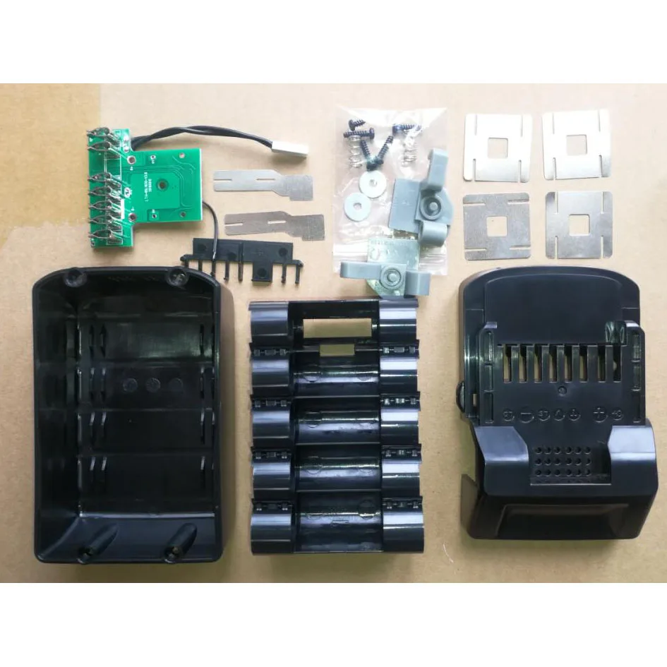 BSL1830 lithium battery shell nesting with protection plate  plastic case, screw spring Hitachi 18V