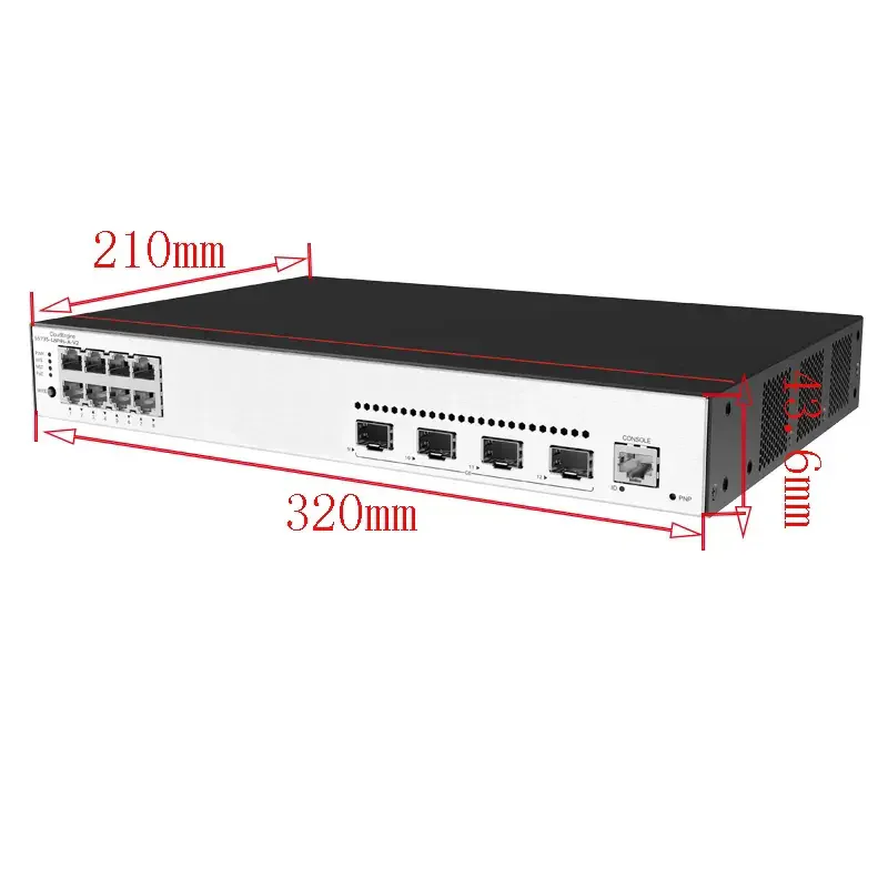 Новый оригинальный переключатель S5735-L8P4S-A-V2 CloudEngine 8 10/100/1000BASE-T Ethernet порты 4 гигабитный Sfp в наличии