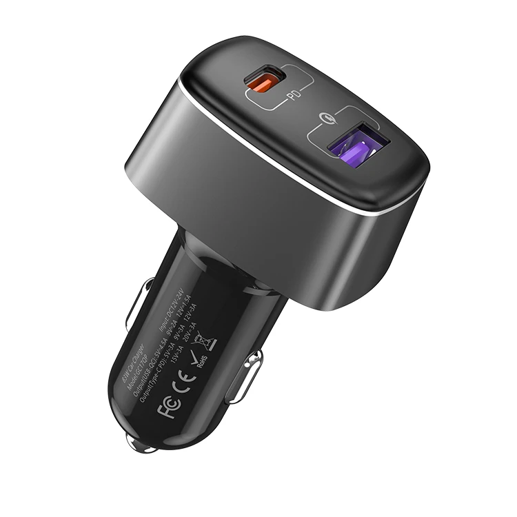 OEM высококачественное автомобильное зарядное устройство USB QC3.0 GPS быстрое 2 порта 3 1a для Samsung