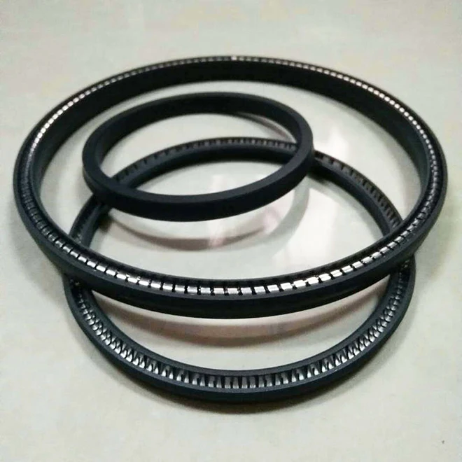 PTFE U cup piston seals spring energized seal