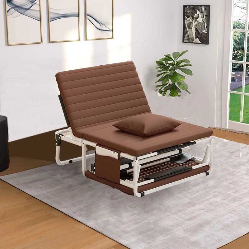 Modern high quality rollaway steel single metal tube bed frame folding sofa bed