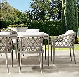 new arrival American style cast aluminum grey teak black powder coating  luxury outdoor furniture garden sofa set