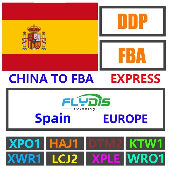 door to door Spain  logistic shipping agent Service sea air freight to usa eu warehouse lcl