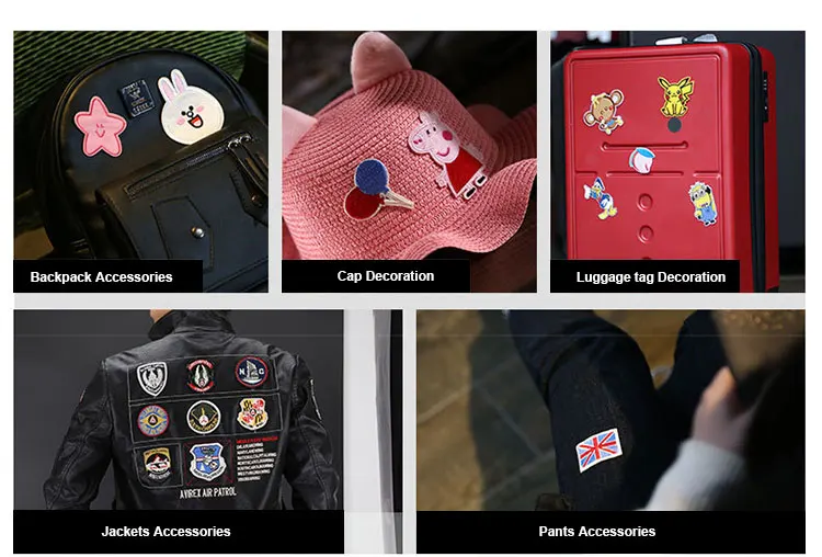 Plain Blank Heat Press Sublimation Animal Decorate Iron On Patches Custom Embroidery Embroidered Woven Patch For Clothes