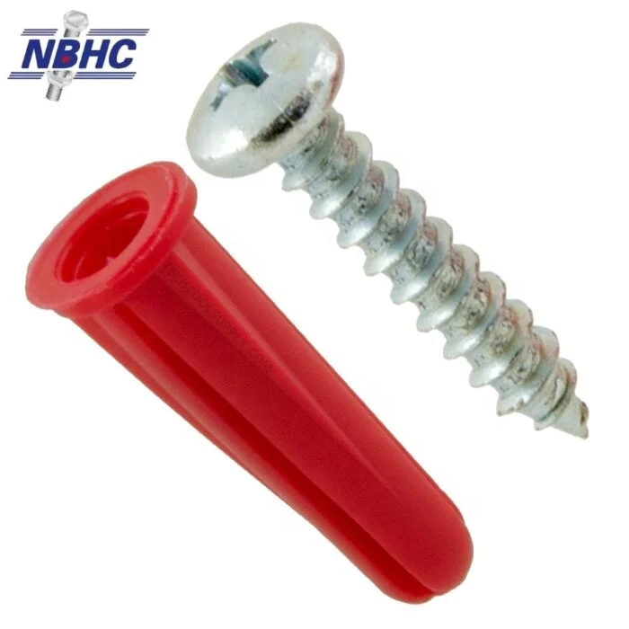 NBHC025AN сделано в Китае индивидуальные расширительные анкерные якоря для гипсокартона синие конические Якорные пластиковые настенные заглушки пластиковый анкер