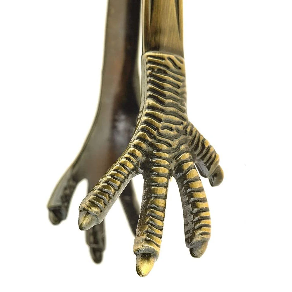 Luxury Zinc Alloy Eagle Claw Ice Tong Bartender Tools Cocktail Ice Cube Tongs Bar Accessories Sugar Serving Tongs