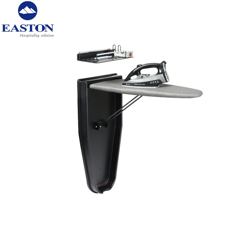 China supplies hotel steam iron and Wall mounted ironing board with storage