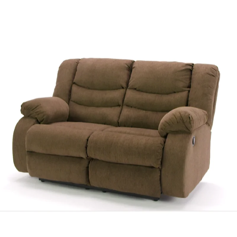 Comfortable Fabric Manual High Back Loveseat Motion Recliner Sofa Set With Massage For Living Room