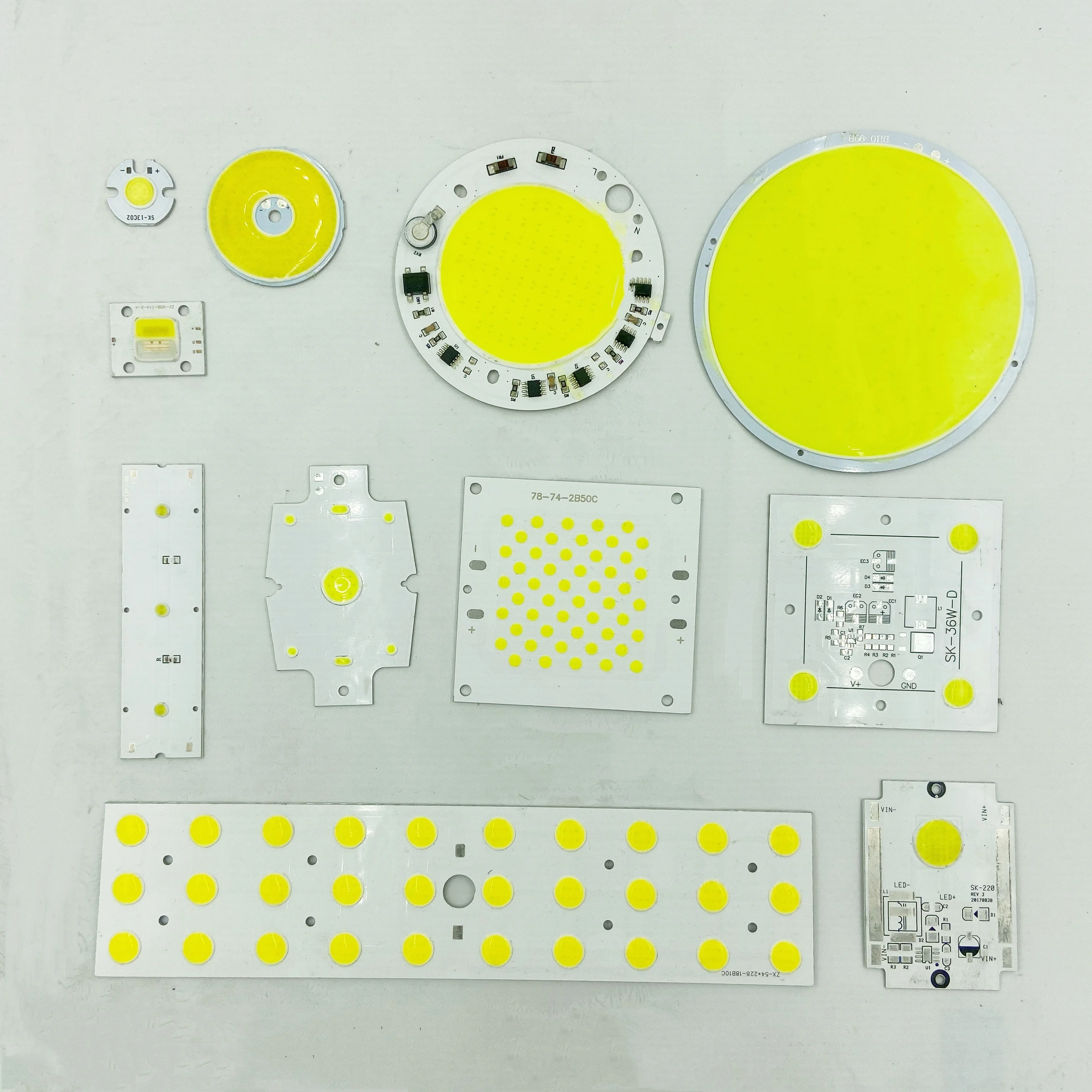Бесдрайверная Светодиодная лампа полного спектра для выращивания растений 110 В переменного тока 20 Вт 30 50
