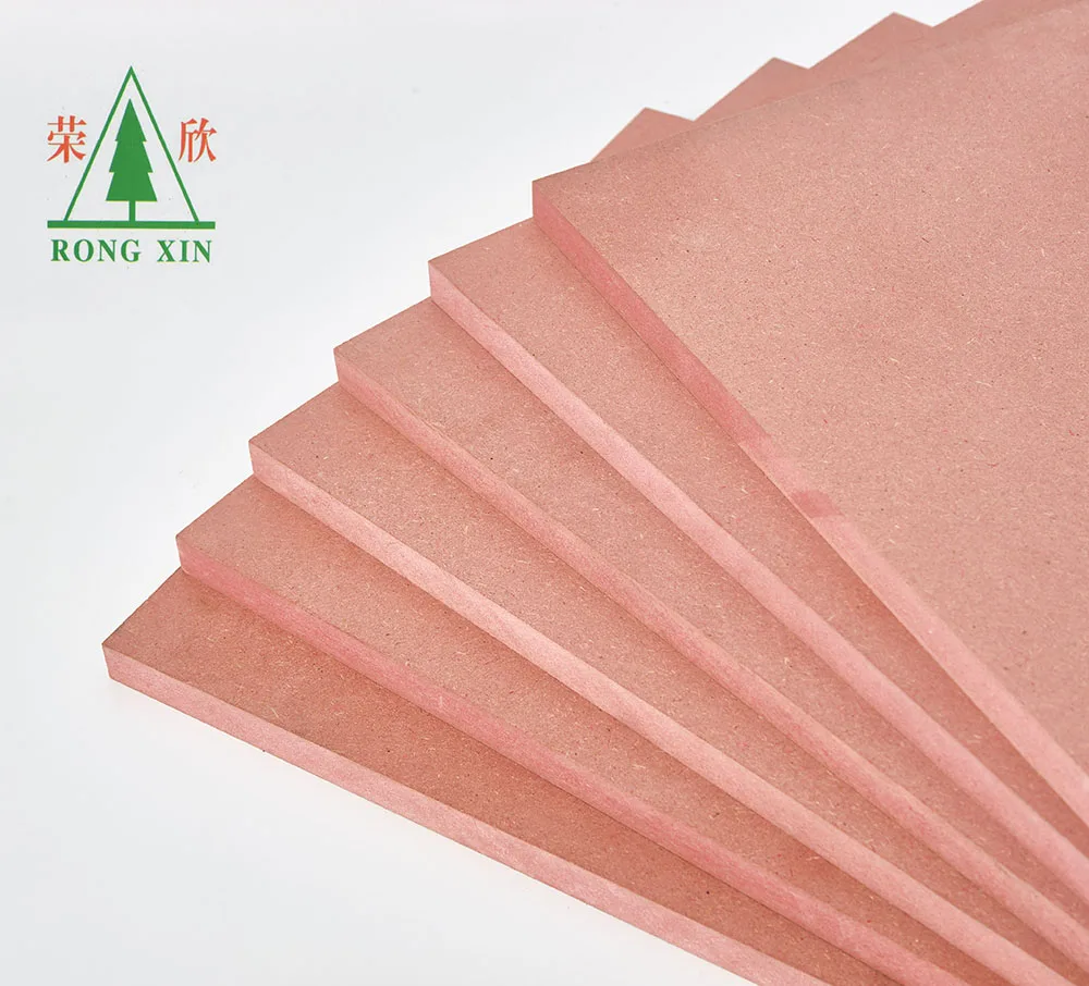 Wholesale mdf board 3mm 4mm 5mm 9mm 12mm 15mm 18mm Red Fireproof Wood Hospital Resistant 18mm Fireproof Mdf Board