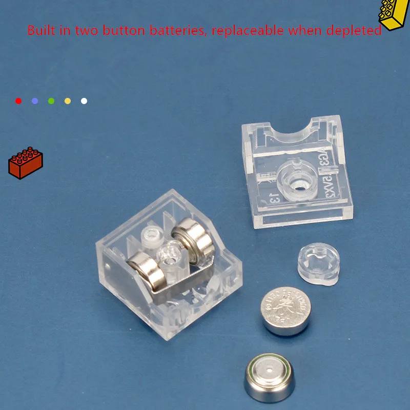 Compatible with LEGOing 3437  luminescent building blocks   Big Building Block   Flash building blocks