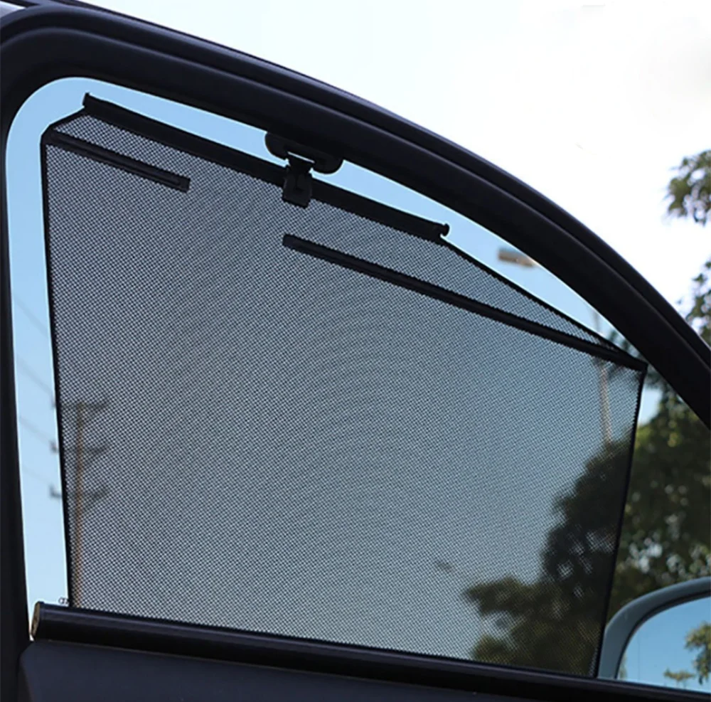 Roll Car Sunshade Luxury  Custom-fit  Sun shade  Side  Window Curtains  for BUIKE 4pcs