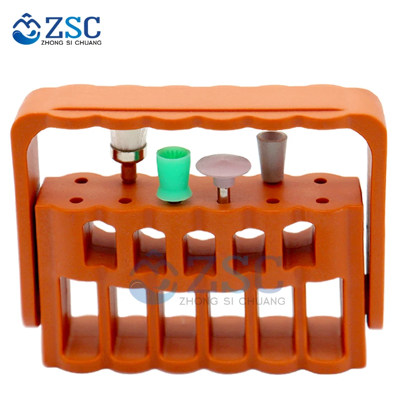 Dental Sterilization box for instrument/with 10 holders/autoclavable at high temperature burs holder endo file box