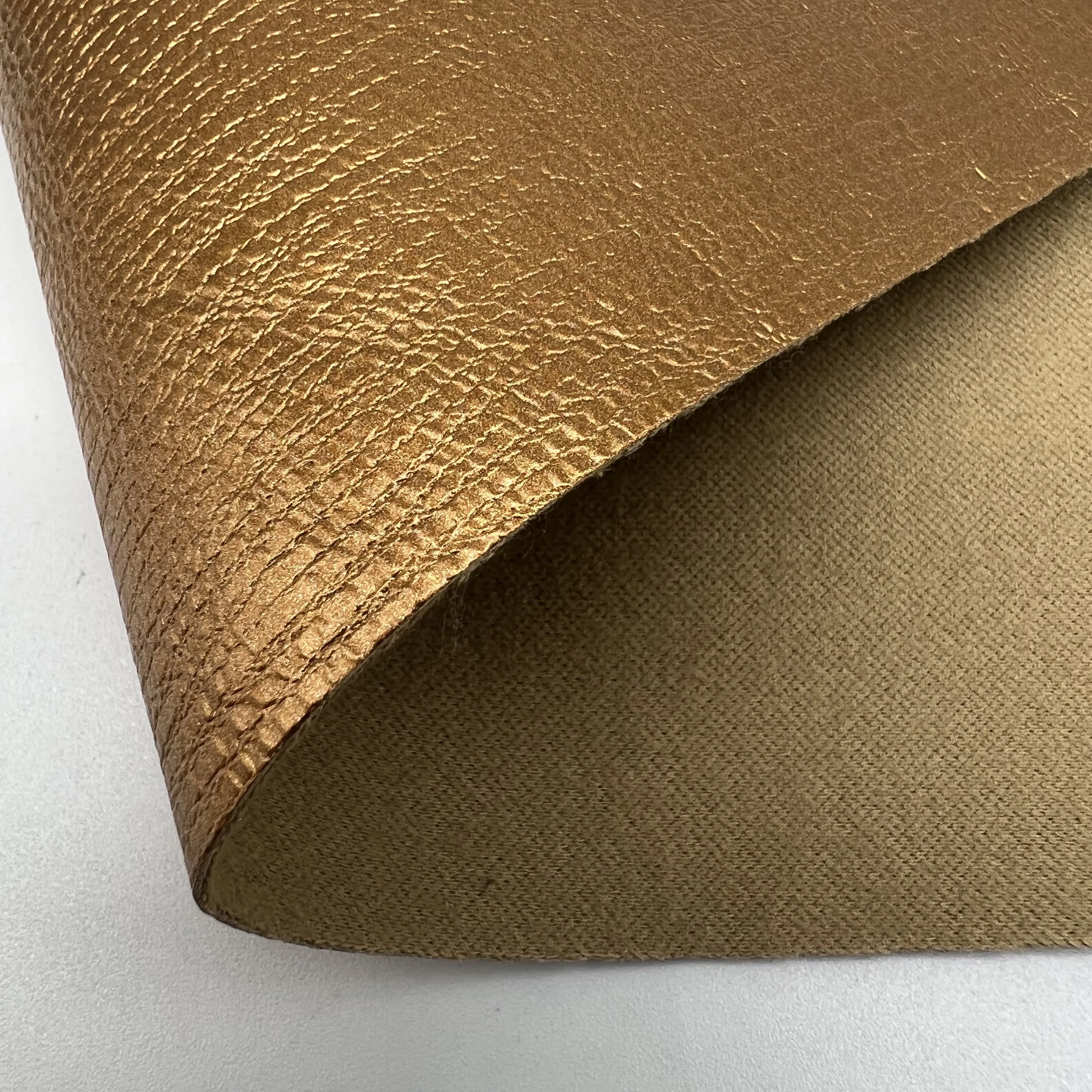 Lady Elegance Metallic Shining PU Synthetic Leather for Shoes and Bags