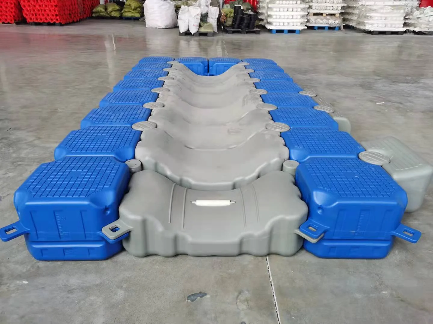 Marine Durable floating pontoon dock in different shape float cube bridge swimming pool