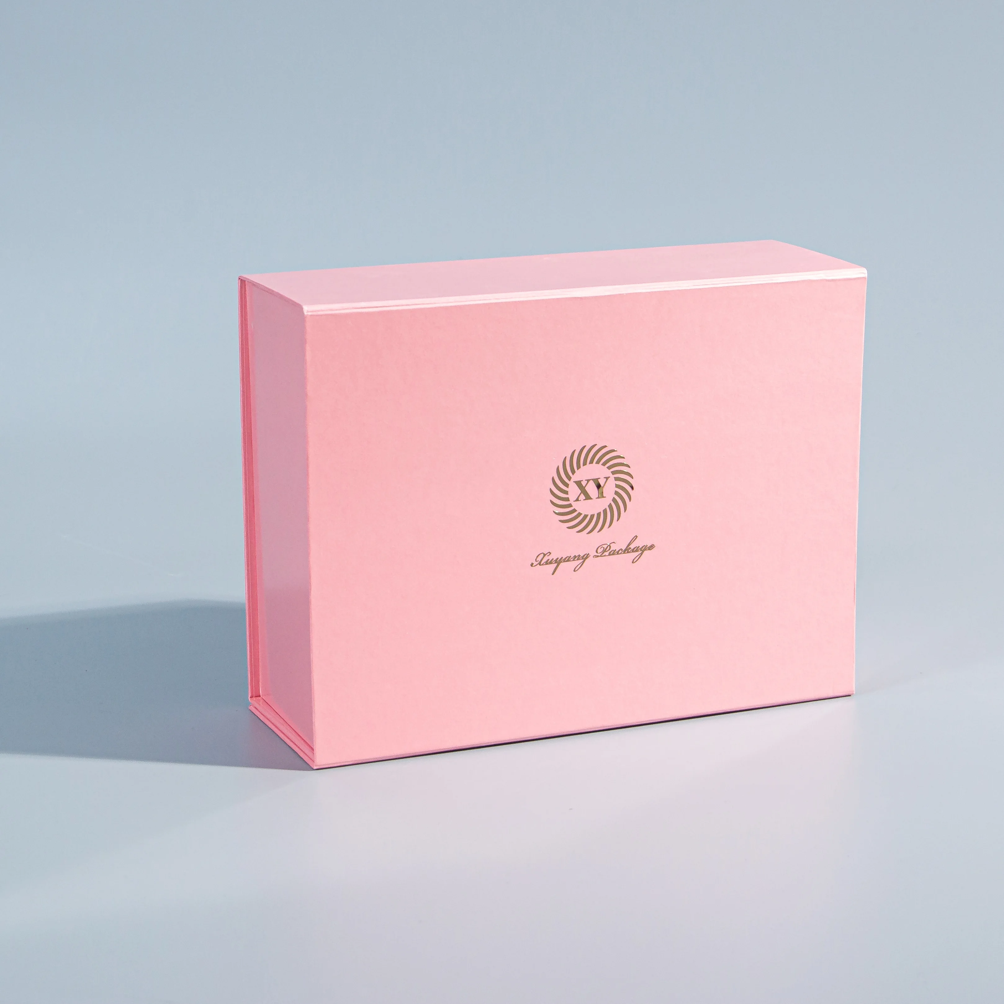 Flap Lid Packaging folding Cardboard Bespoke Custom Magnetic Closure Gift Box Customized Makeup Ribbon EVA