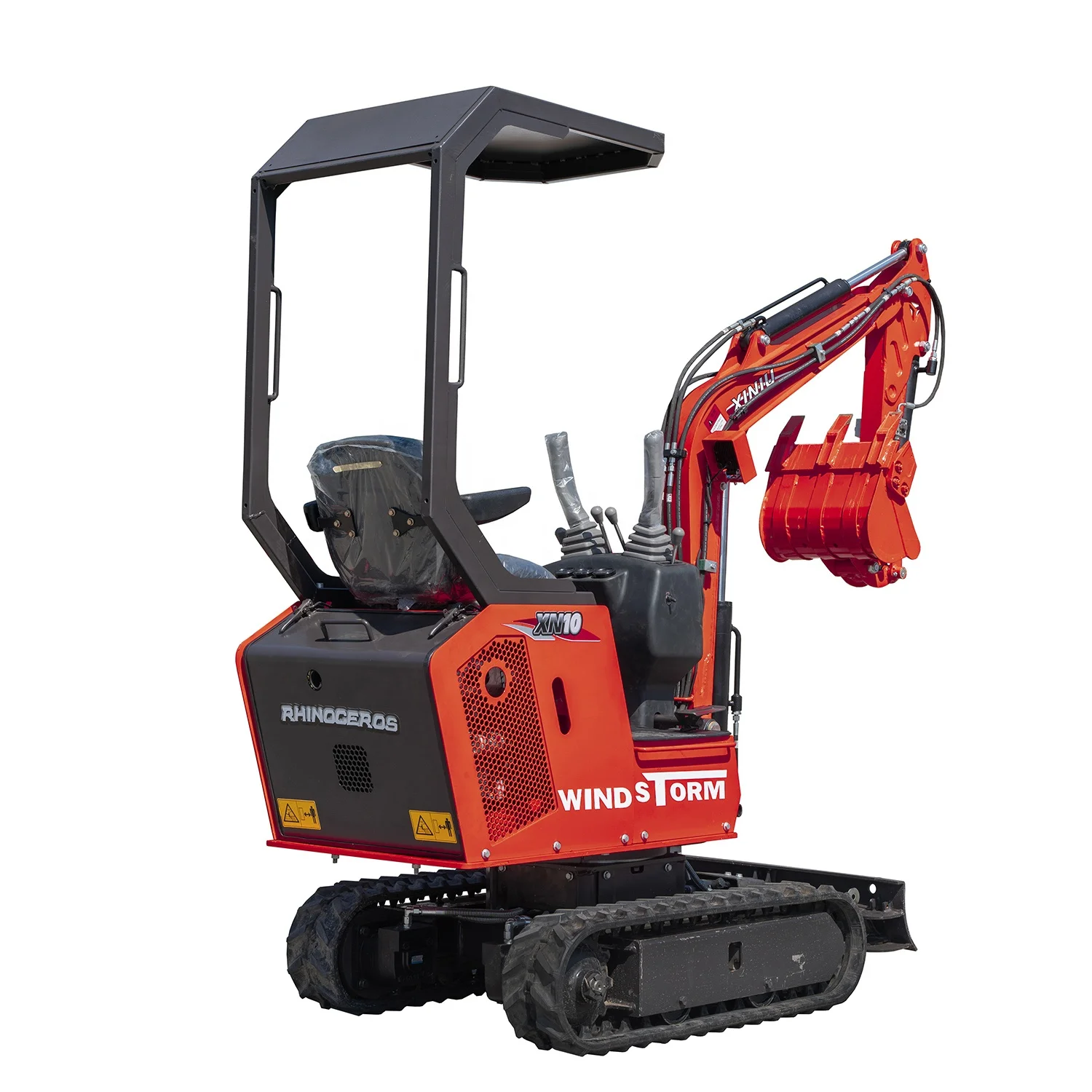 Rhinoceros XN10 windstorm Alisa He sales Mini Excavator CE /epa smallest mini excavator crawler excavator price