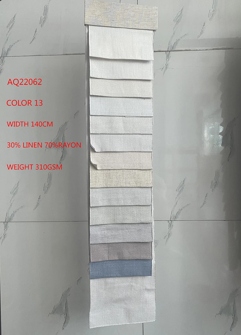 China Sofa Fabric Factory Direct Linen Fabrics Wholesale Yarn Dyed 100 Linen Pure Washed Flax Linen For Sofa Chair Furniture