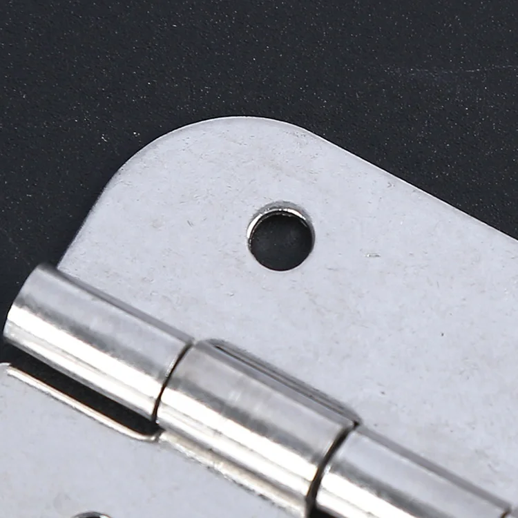 Custom Size High Quality Satin Nickel Iron Round Corner Interior Door Hinge Brushed Nickel