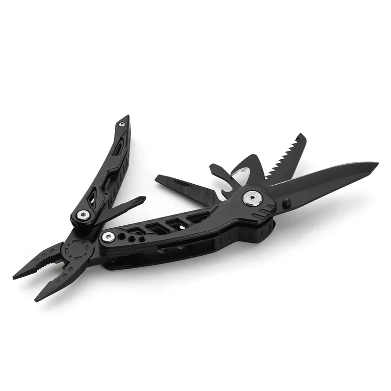 13 In 1 Multitool with Safety Locking Professional Stainless Steel Multitool Pliers Pocket Knife Apply to Survival,Camping