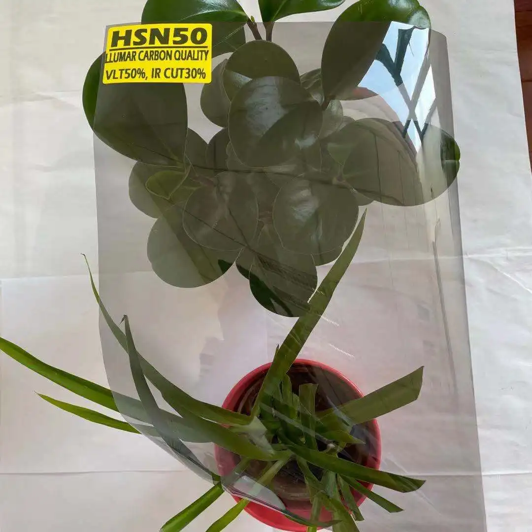HSN50 USA LLUMAR CARBON QUALITY LIGHT BLACK 50% IR CUT 30% 1.5MIL SOLAR SECURITY FILM FOR WINDOW CARS