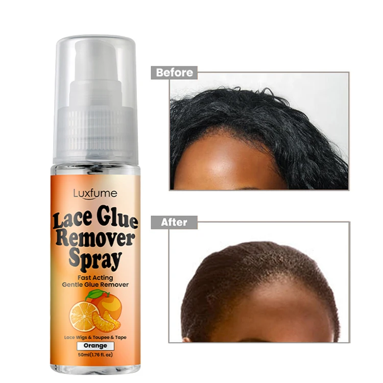 Lace Glue Remover Spray Wig Bond Residue Buildup Adhesive Remover Spray For Skin