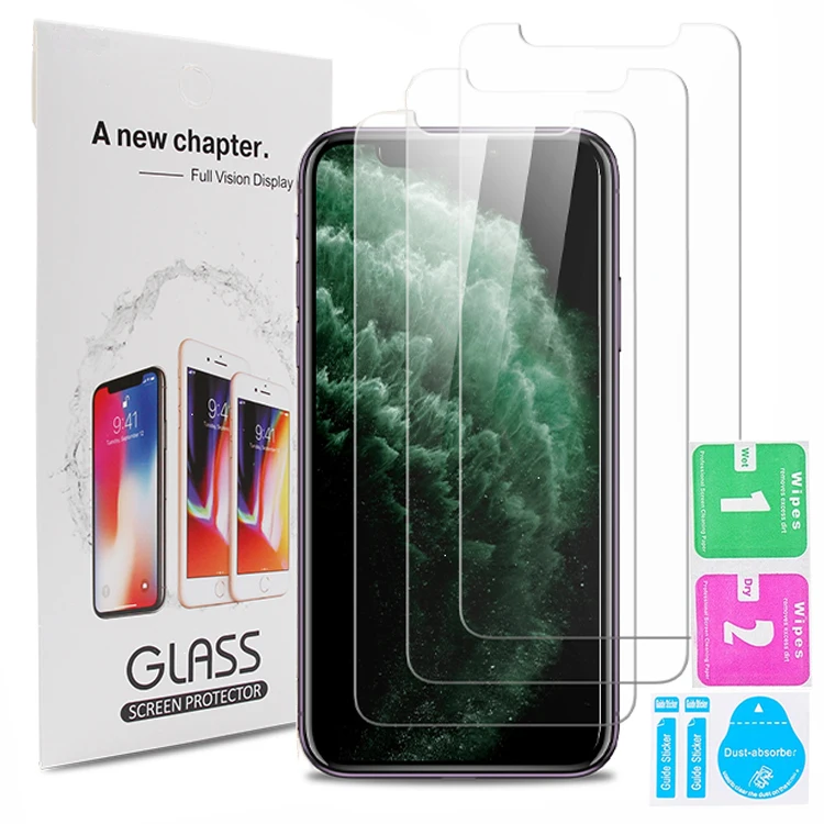 
Factory Wholesale !!! 9H 2.5D 0.33mm Universal Tempered Glass Screen Protector 