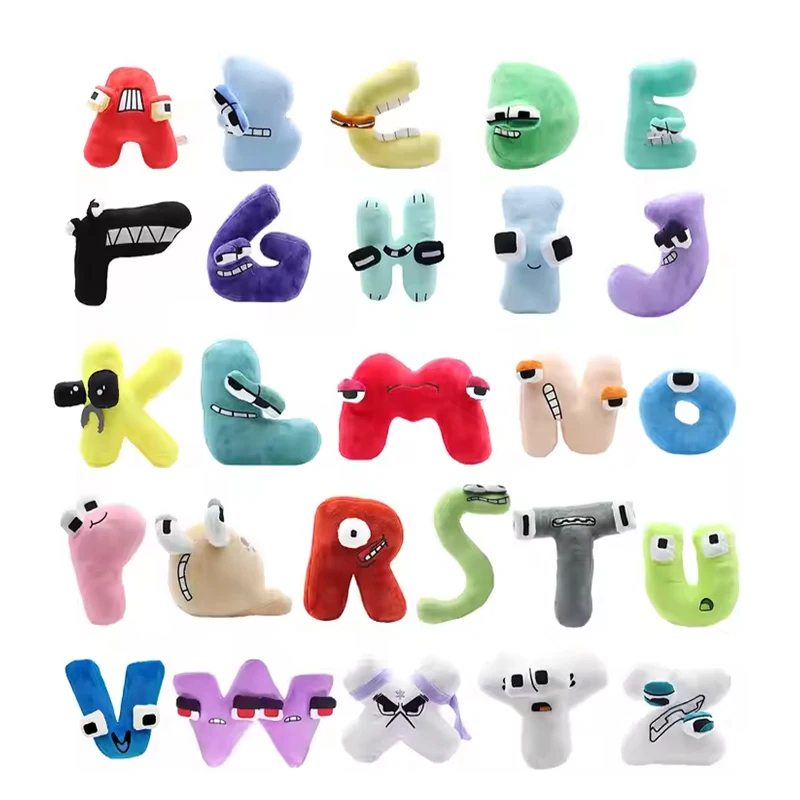 Hot Sale BSCI Children Cartoon Stitch Alphabet Doll Stich Plush Toys Plush 26 letters