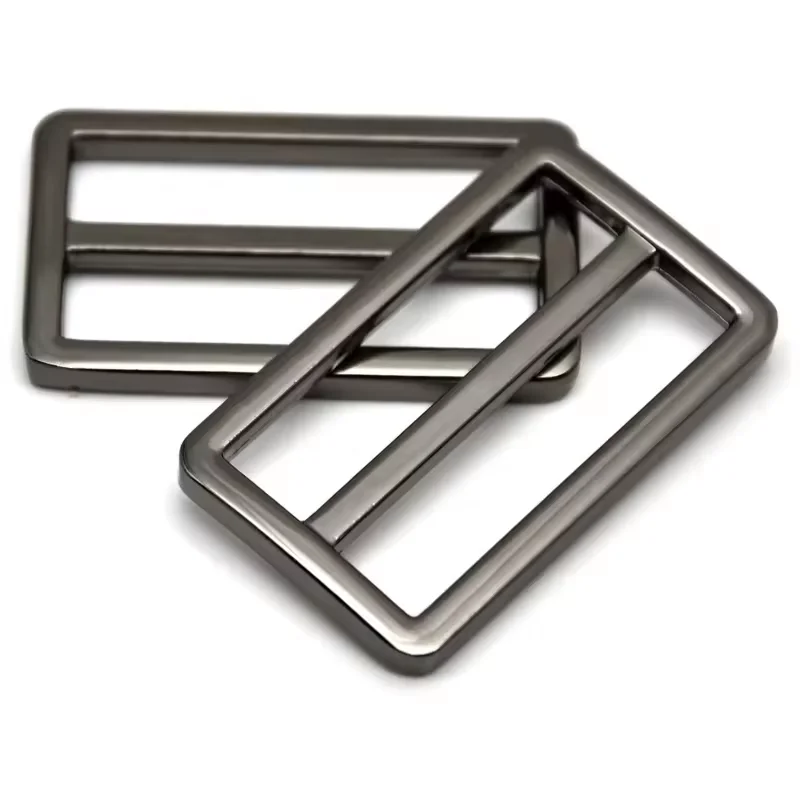 Strap Leathercraft Bag Belt Bags Accessories Metal Slide Tri-Glide Buckle Webbing Strap Adjustable Buckle Fasteners