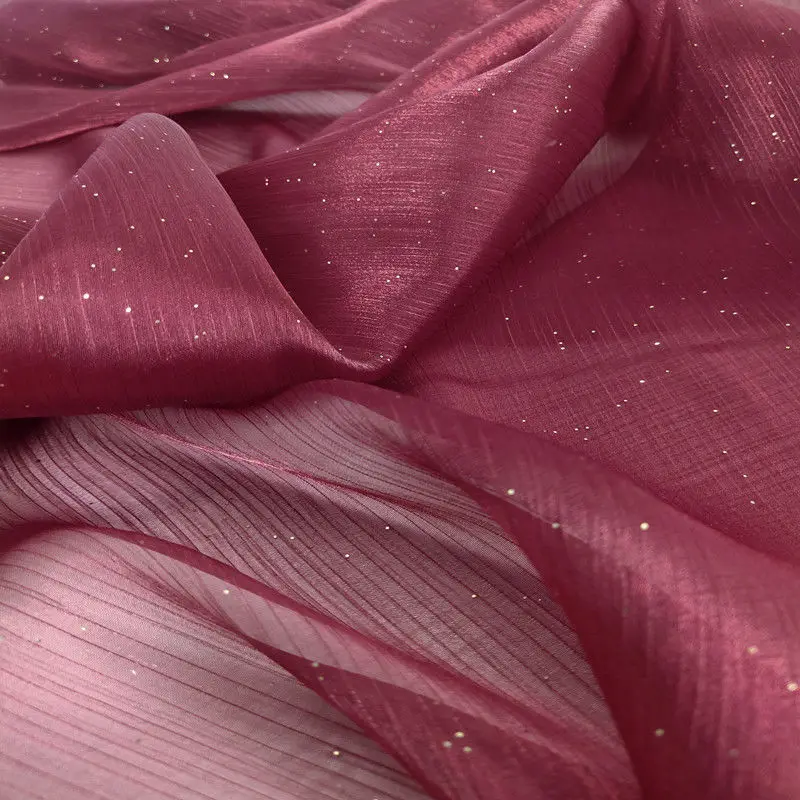 floral print thick mercury jacquard floral printed cotton heavy organza sheer fabric heart of organza