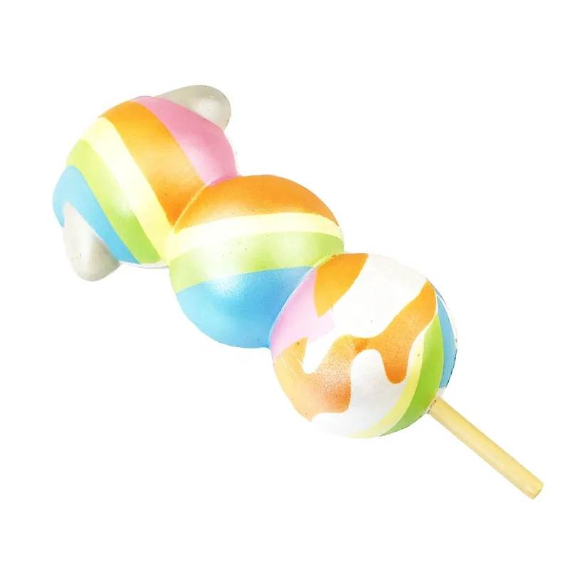 Wholesale Punimaru PU foam cute soft scented dangos rainbow jumbo gold unicorn squishy stress toys .