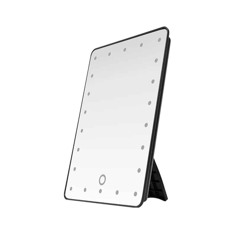 Bedroom Beautiful Table Glass Cosmetic Mirrors Espejo Con Luces Lighted Custom Make Up Led Makeup Vanity Mirror With Led Lights