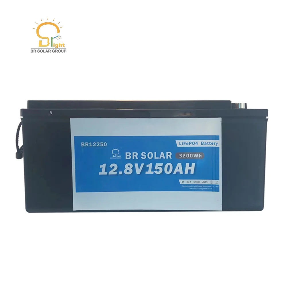 BR solar batterie solaire lithium 200ah 12v 12.8v  lithium phosphate battery for solar home system