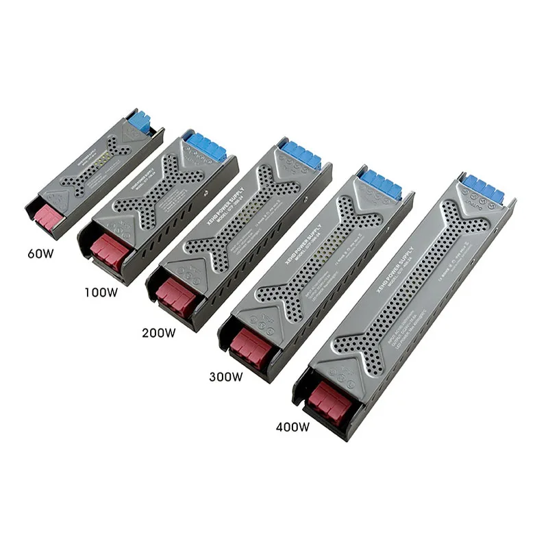 Lighting Transformers Driver Semi-filled Glue 100-250V 12V 24V 60W 100W   200W 300W 400W indoor switching power supply