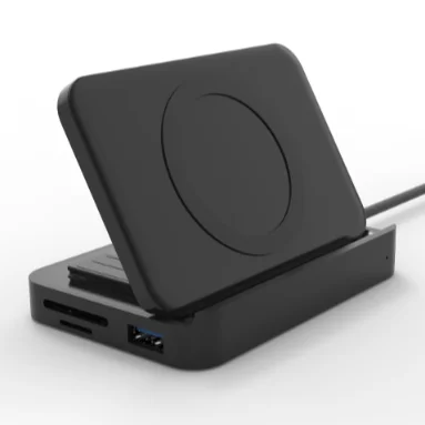 
HKK - Type-c USB HUB To USB3.0*3 HD MI 4K PD SD TF Wireless Charging Type-c USB HUB 