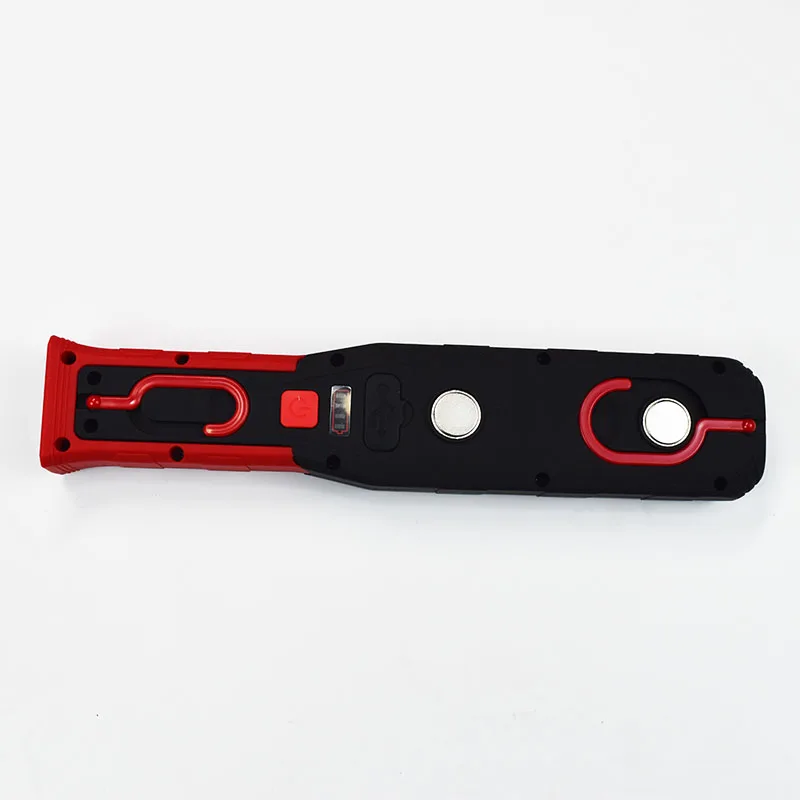 LED Flashlight Magnetic Work Light USB Rechargeable Torch Hook Portable Lantern Inspection Light Camping Car Repair Lamp
