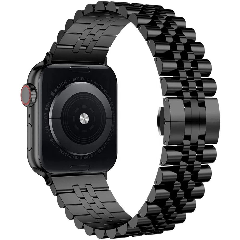 Браслет из нержавеющей стали для часов Apple Watch, сменный ремешок, лучшее качество