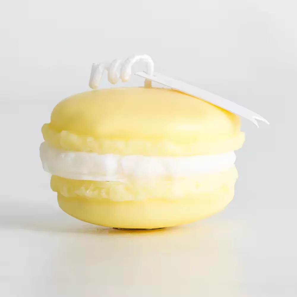 For Party Decor Birthday Wedding Party Home Decor for Diwali Gifts Simulated Desserts Food Shaped Macaroon Scented Candle