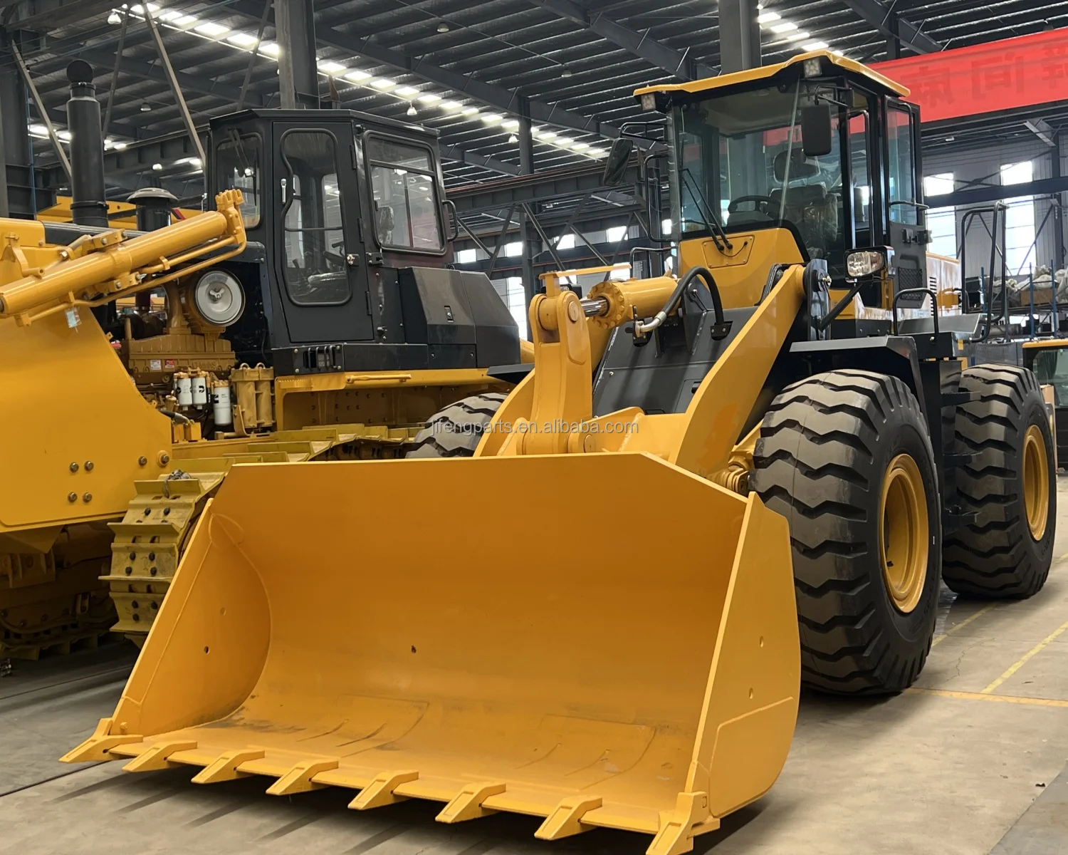 China 6 TON 7 TON 8 TON 9 TON Mini Front Wheel Loader with Bucket for Sale