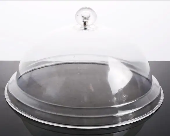 Пластиковая прозрачная круглая крышка для еды фруктов торта 8 дюймов 10 12