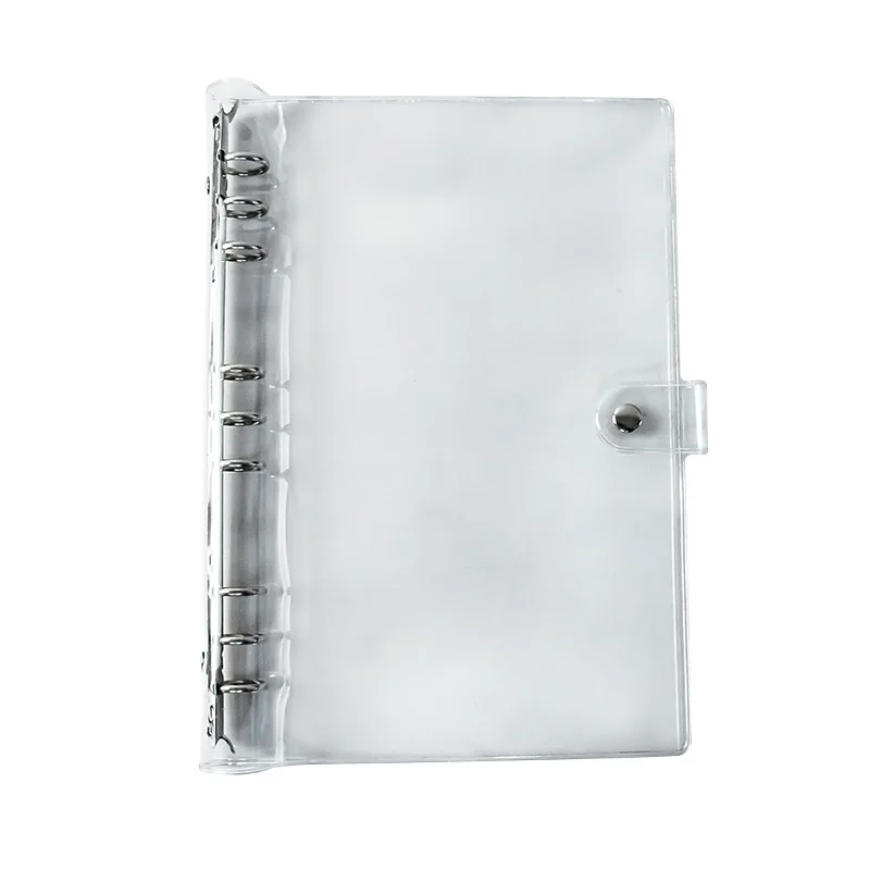 A6a7 loose leaf notebook PVC transparent waterproof storage manual ledger replacement core loose leaf clip b5 a4a5 notebook