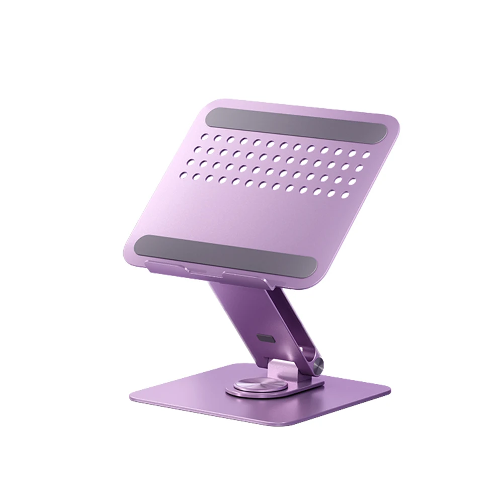 P30Pro Factory Customized 360 Rotating Foldable Laptop Stand Aluminum Alloy Height Adjustable Laptop Desktop Holder for Office