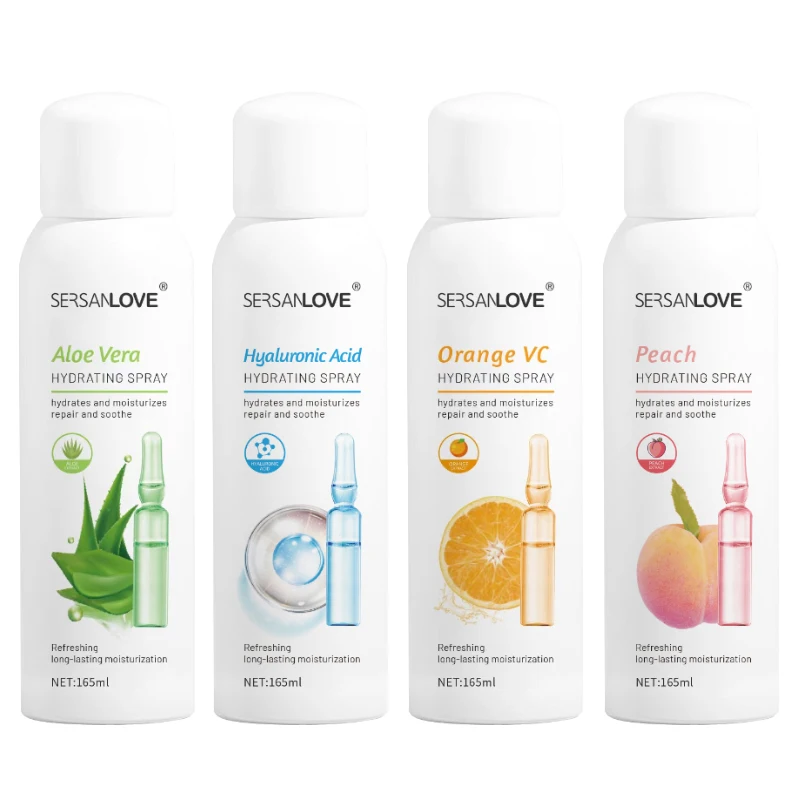 SERSANLOVE New Organic Hydrating Face Toner Spray Vitamin C Long-Lasting Moisturizing Facial Mist Spray With Aloe