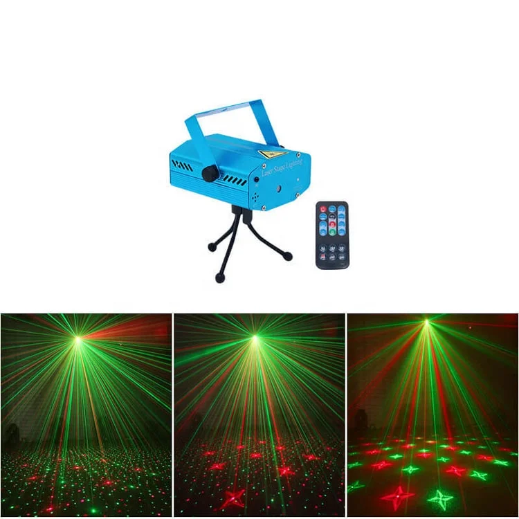 Cheap Tripod Starry Sky Pattern Remote Control Dots Twinkling Star Effect Dj Stage Lights Party Disco Mini Laser Lights Flash