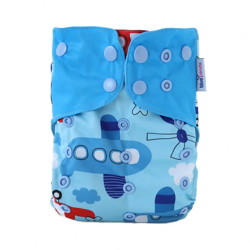 Wholesale Customizable Size Different Colors Comfortable Nonwoven Cotton Reusable Cloth Baby Diapers