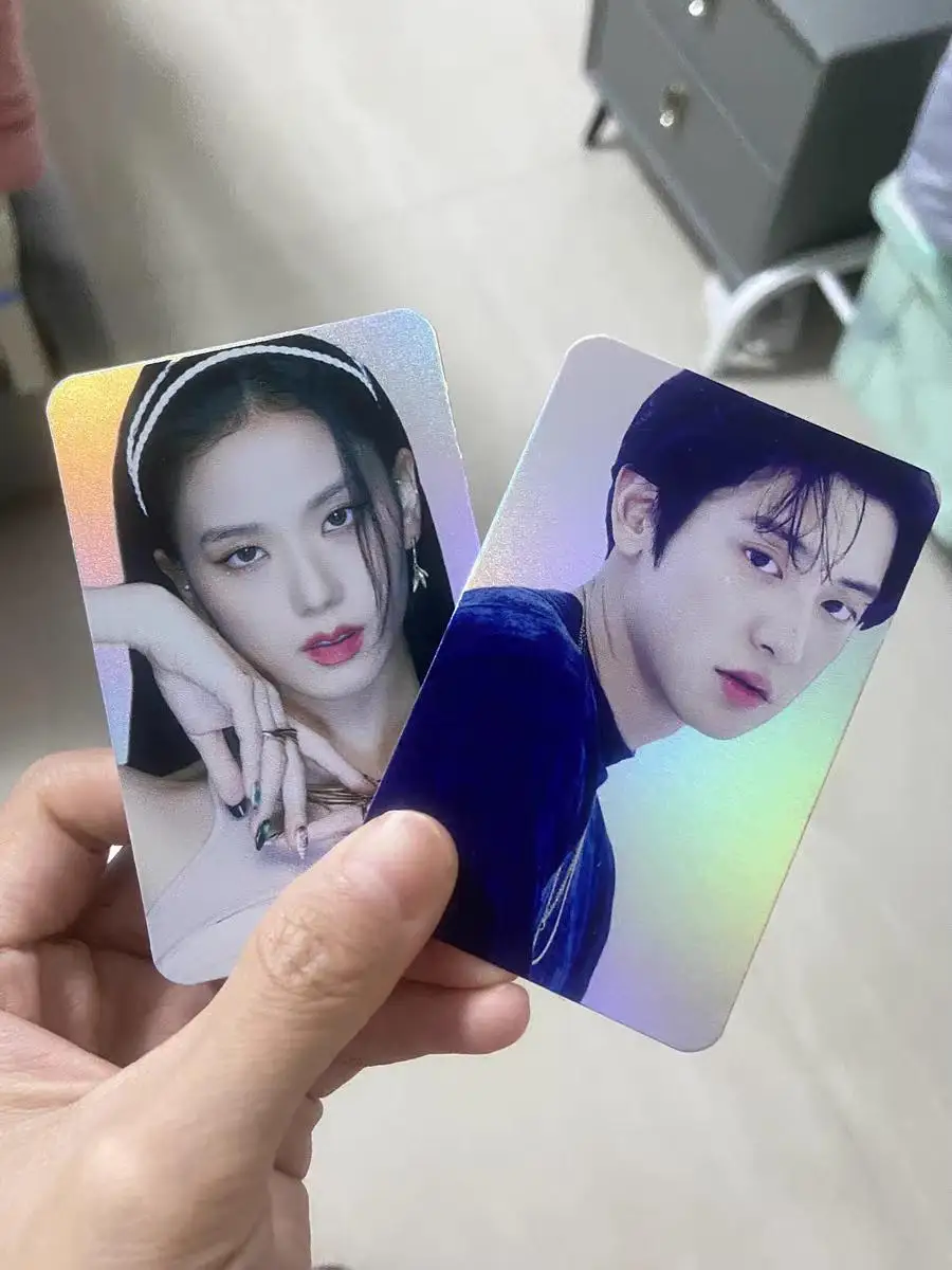 Бумажная матовая Фотокарта Kpop лазерный