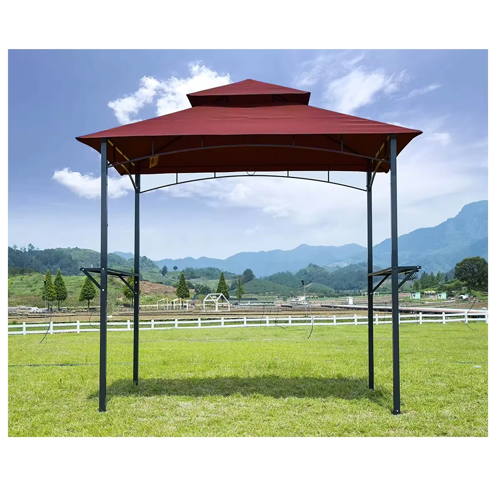 Minimalist Waterproof 8 x 5 Replacement Grill Gazebo Canopy Cover Barbecue Grill Tent